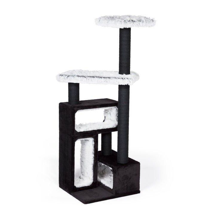 Prevue Pet Kitty Poer Paws Domino Black and White