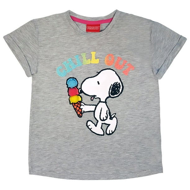 Snoopy T-shirt à manches courtes pour fille