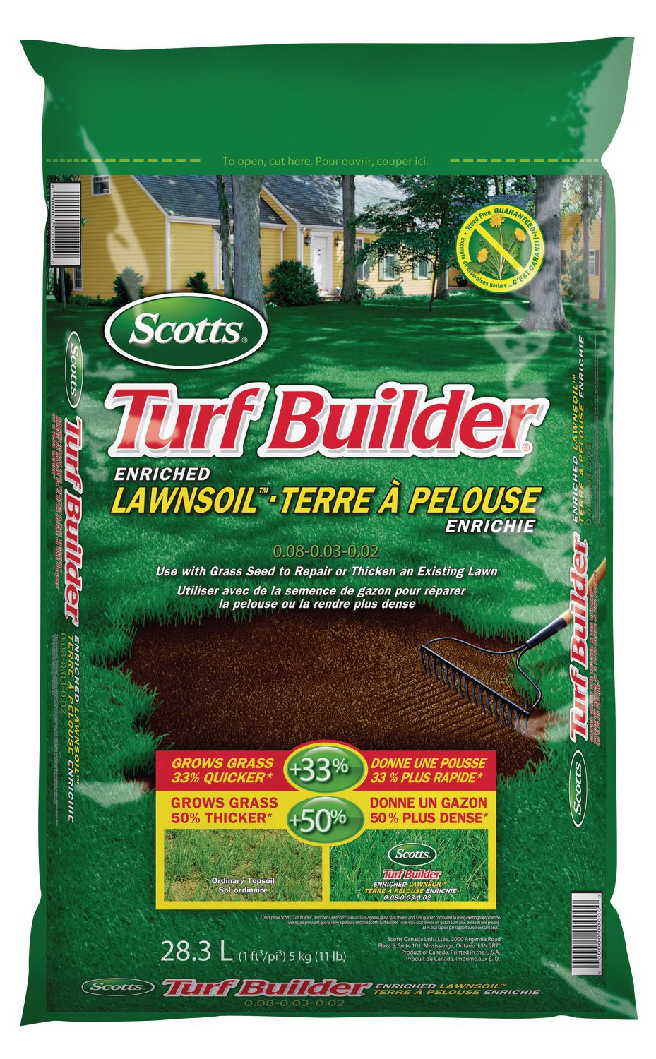 Scotts Turf Builder Enriched Lawnsoil 28.3L | Walmart Canada