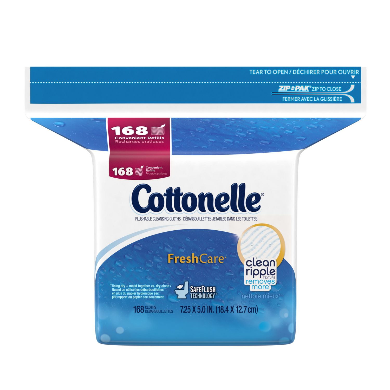 Cottonelle® Fresh Care* Flushable Cleansing Cloths Refill | Walmart Canada