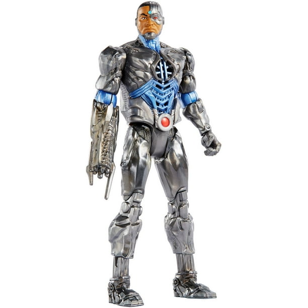 Justice League - Héros parlants - Figurine - Cyborg Attaque furtive