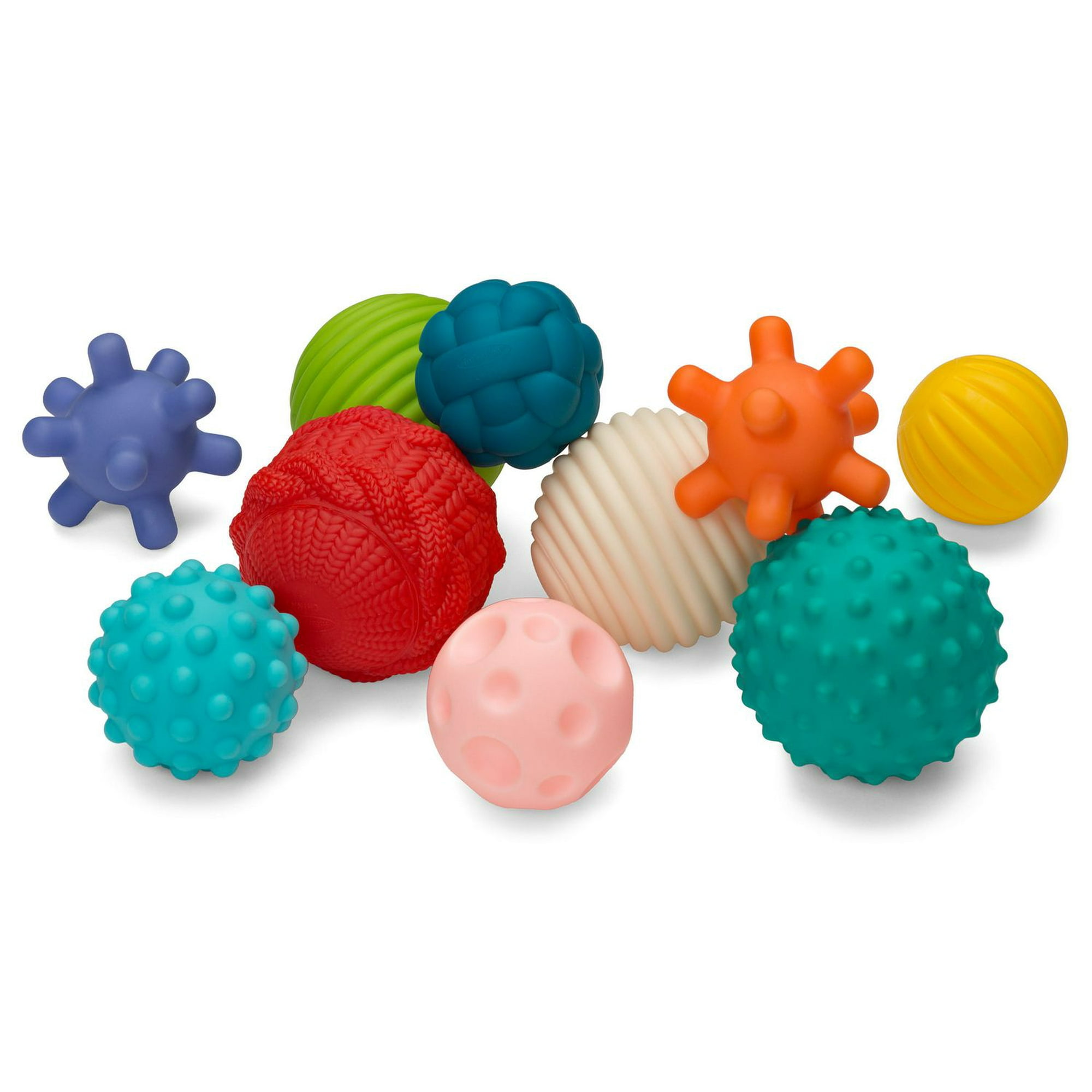 Organic Baby Ball Toy Set  Rattles - Football, Baseball