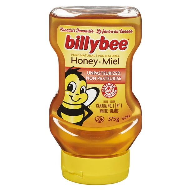 Miel Pur naturel non pasteurisé Billy Bee 375 g
