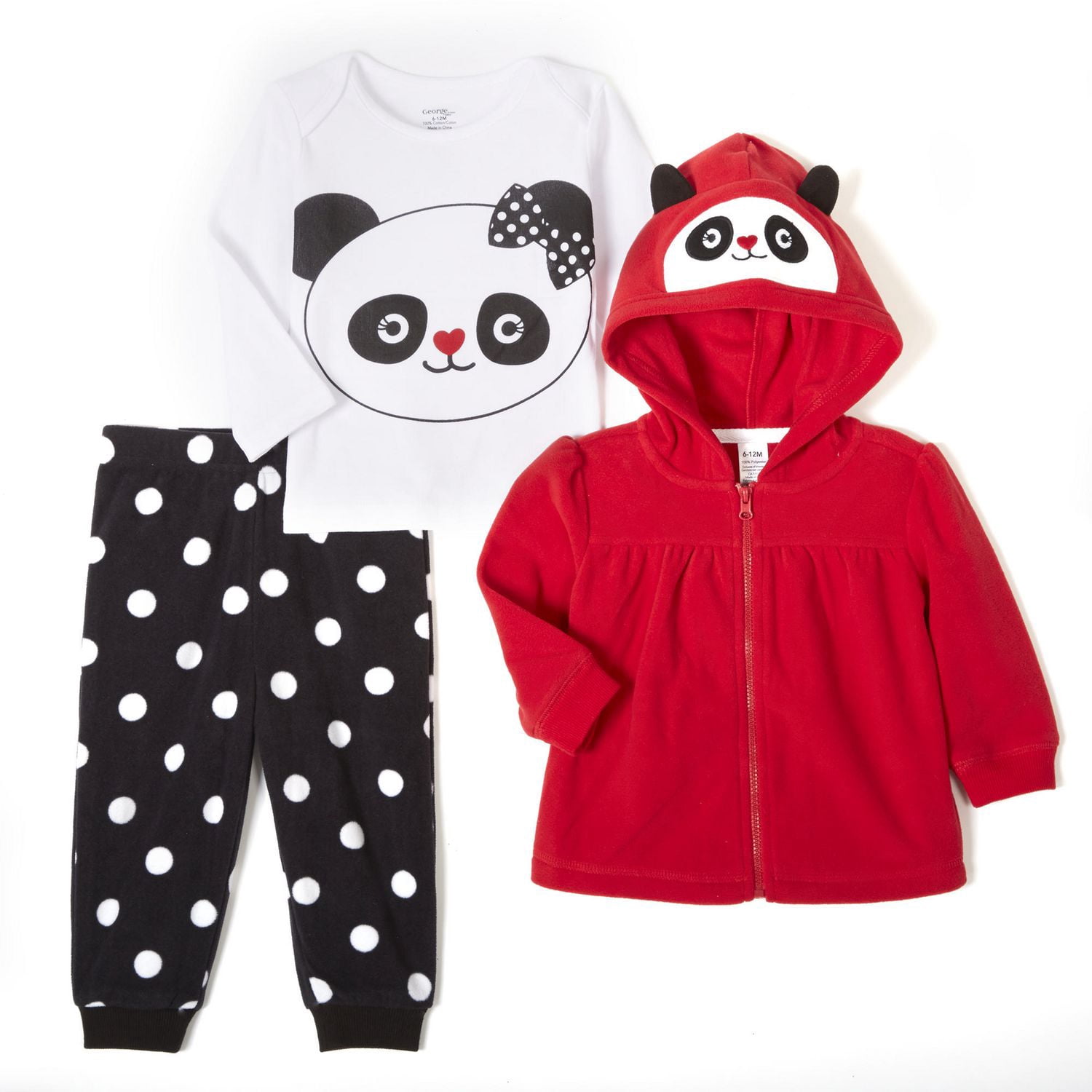 baby Girls™ 3Piece Hoody Set Walmart Canada