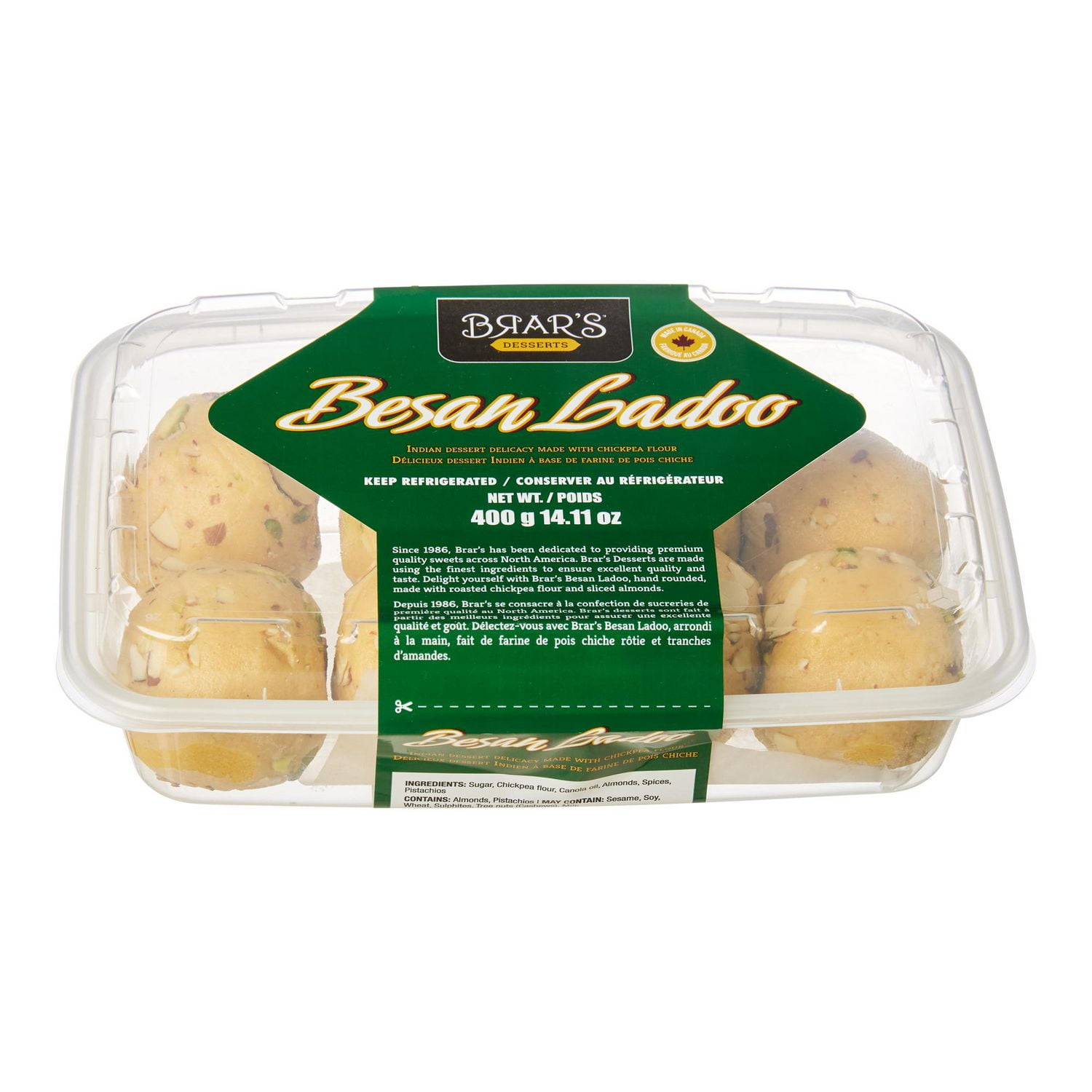 Brar’s Desserts Besan Ladoo, 400 g