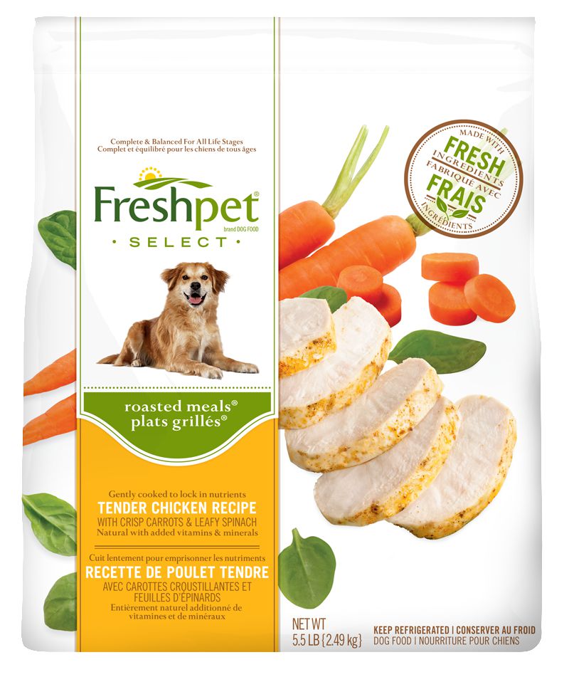 Freshpet Select Roasted Meals Tender Chicken Recipe with Crisp Carrots