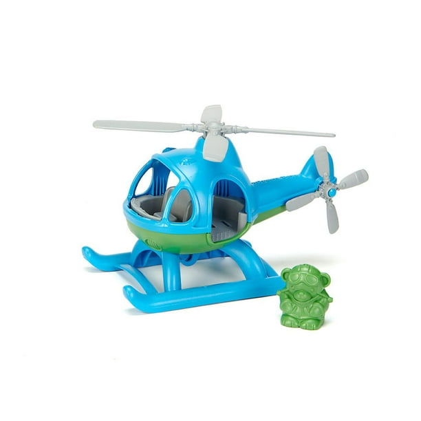 Hélicoptère bleu Green Toys
