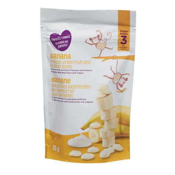 Parent's Choice Banana Yogurt Bites, 28 g, Stage 3 (9+ months)