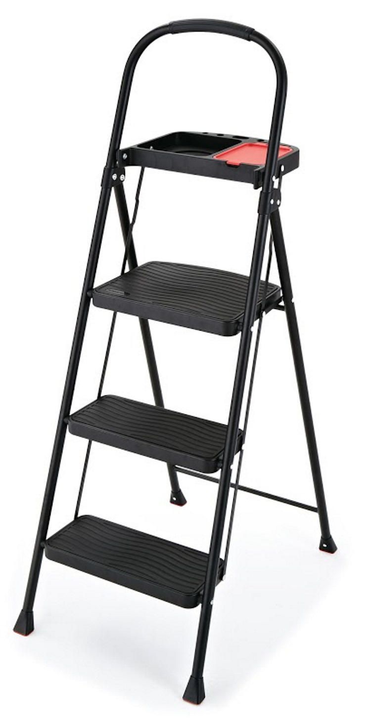 Rubbermaid 3-Step Steel Step Stool with Tray | Walmart Canada