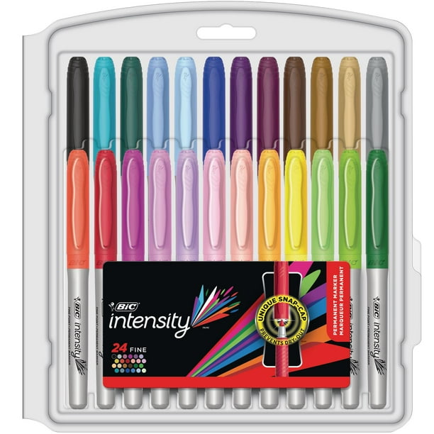 Bic feutre Intensity Up, étui cartonné de 24 pièces