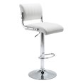 thumbnail image 1 of Zuo Modern Juice White Bar Chair, 1 of 4
