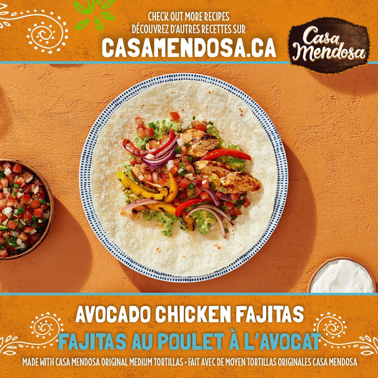 Casa Mendosa Original tortillas 7" moyennes 10 ct, 340 g