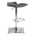 thumbnail image 1 of Zuo Modern Magi Black Bar Chair, 1 of 4