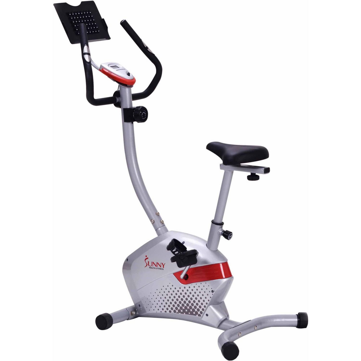 Sunny Health & Fitness SF-B2511H Magnetic Upright Bike with Tablet Hold...