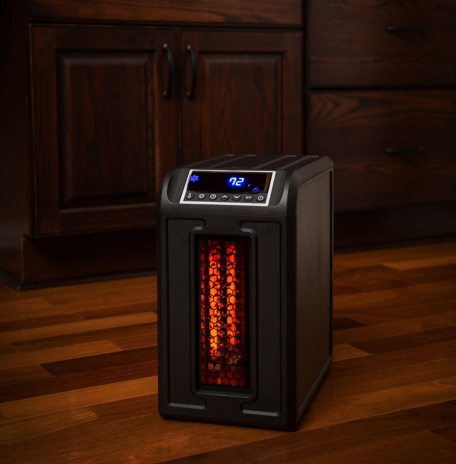 LifeSmart 1500w Lifepro Series Slim Profile Infrared Heater Medium