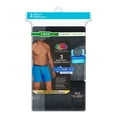 thumbnail image 2 of Fruit of the Loom Men's CoolZone Fly Black and Gray Boxer Briefs, 2XL, 3-pack, 2 of 7