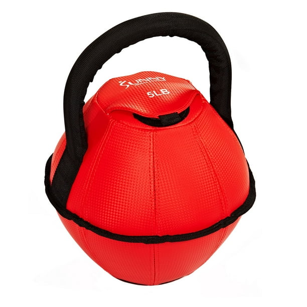 Haltère kettlebell souple de 2,27 kg (5 lb) de Sunny Health & Fitness