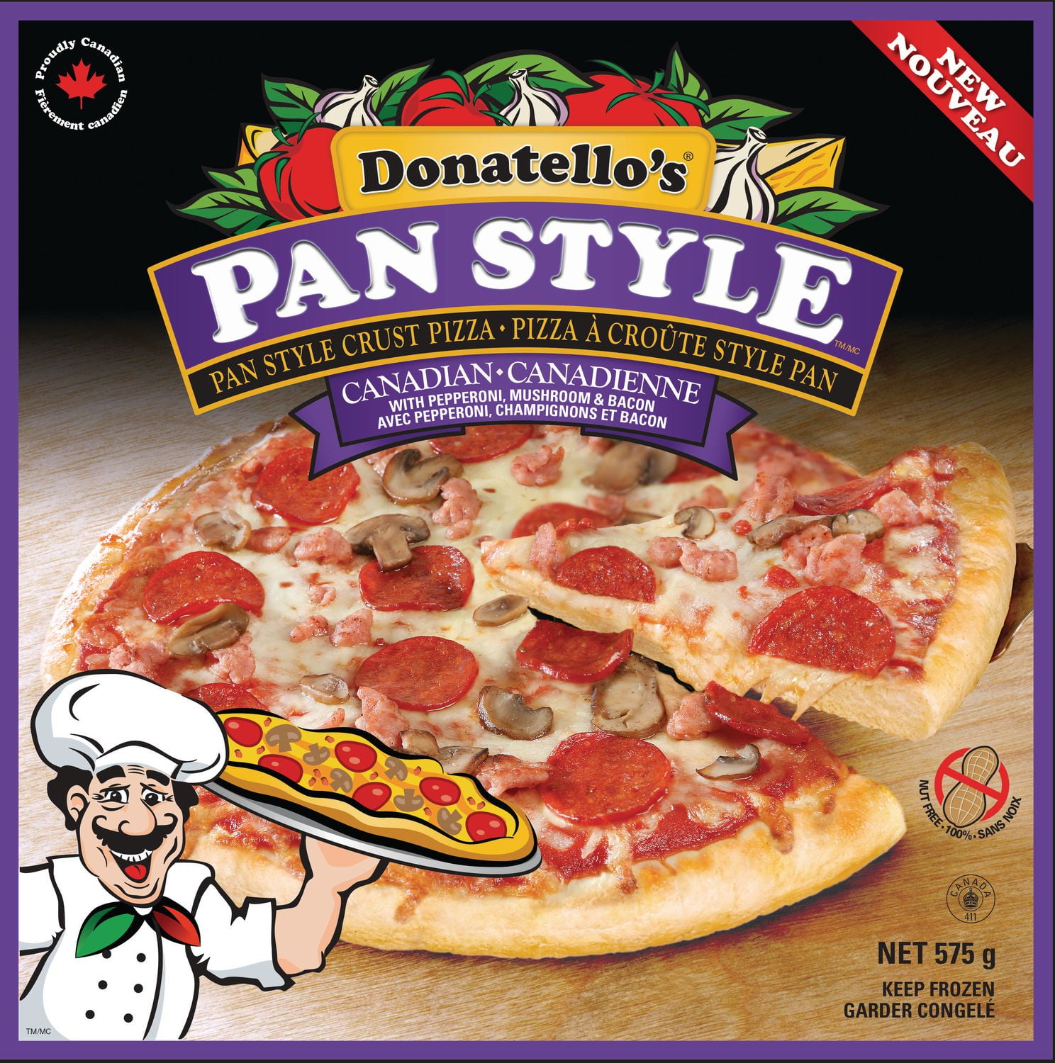 Donatello's Pan Style Canadian Crust Pizza Walmart Canada