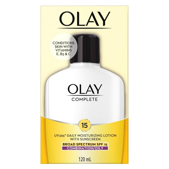 Olay Complete Lotion Moisturizer with SPF 15 Oily, 120 mL
