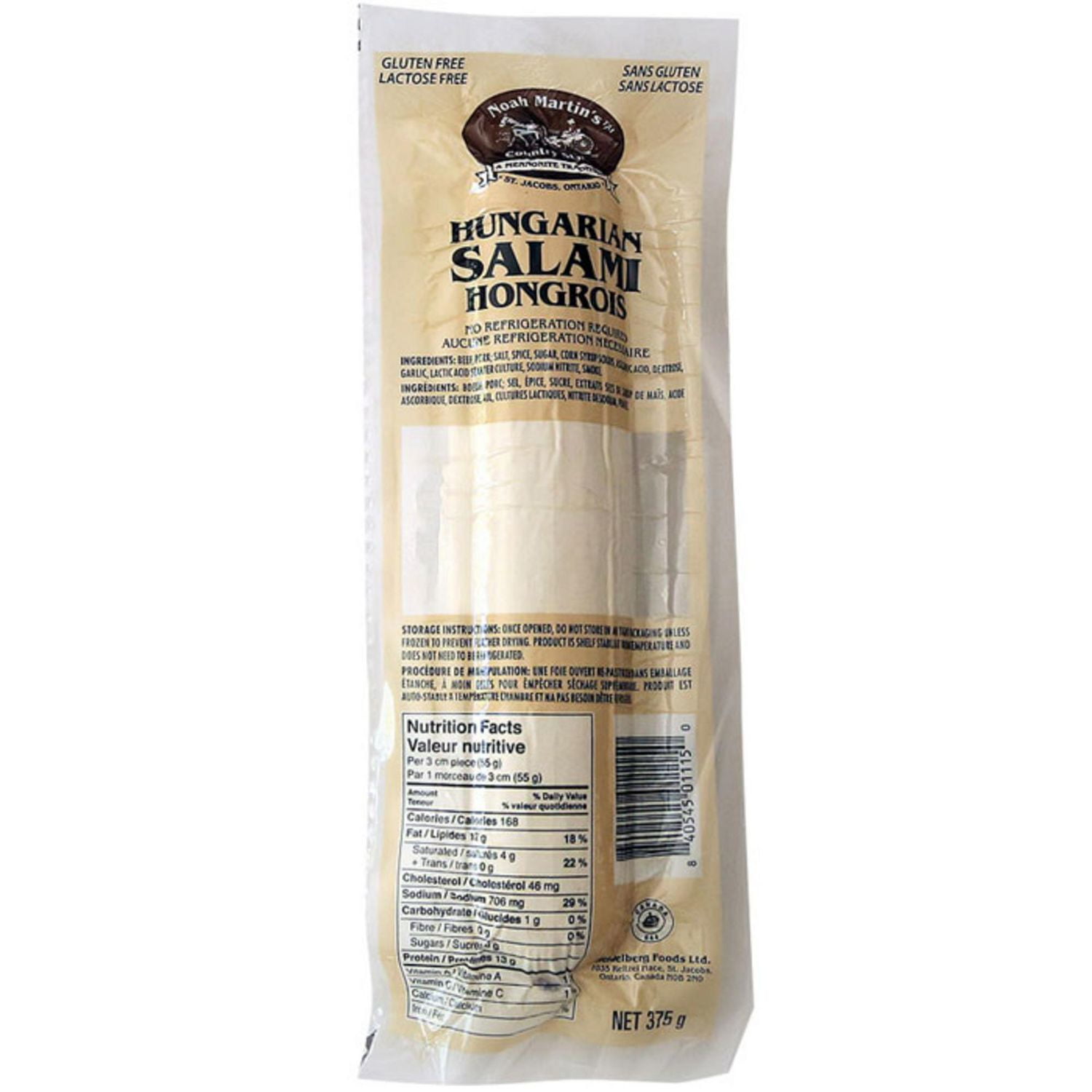Noah Martin Hungarian Salami, 375 g