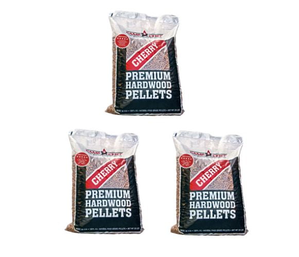 Camp Chef 3 Bags of Charwood Charcoal Cherry Blend Pellets (20 lbs/each