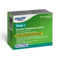 thumbnail image 1 of Equate Clear Step 1 Patches, Nicotine Transdermal Patch, 21mg, 7 Count, 1 of 2