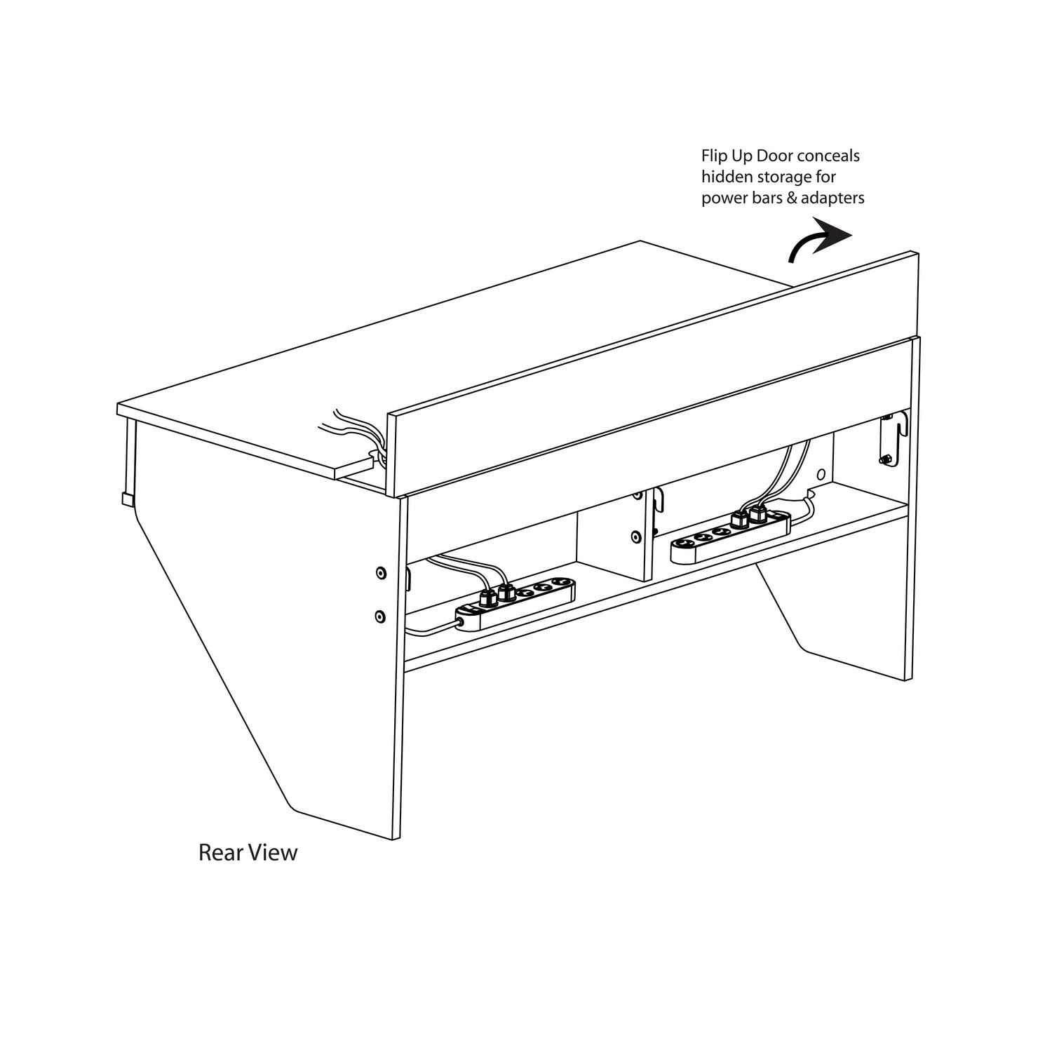 Prepac Designer Floating Desk Canada