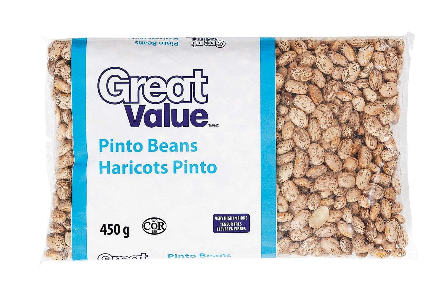 Great Value Pinto Beans, 450 g Walmart Canada