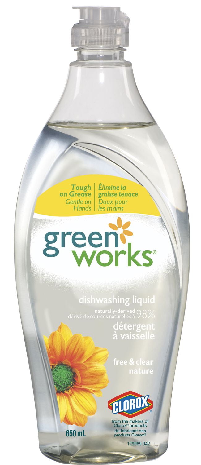 Green Works Dishwashing Liquid Free & Clear Nature, 650 mL Walmart Canada