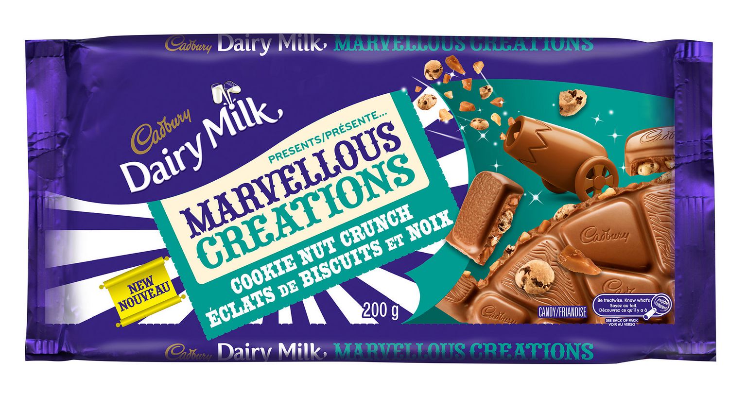 Cadbury Dairy Milk Marvellous Creations Cookie Nut Crunch