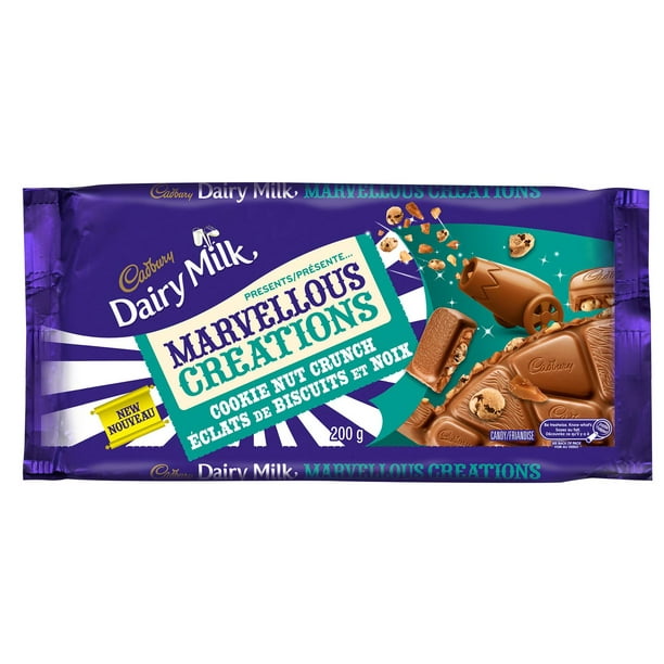 Cadbury Dairy Milk Marvellous Creations Cookie Nut Crunch Chocolate Bar