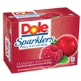 thumbnail image 1 of Dole Sparklers Cranberry Raspberry Real Fruit Beverage, 1 of 5