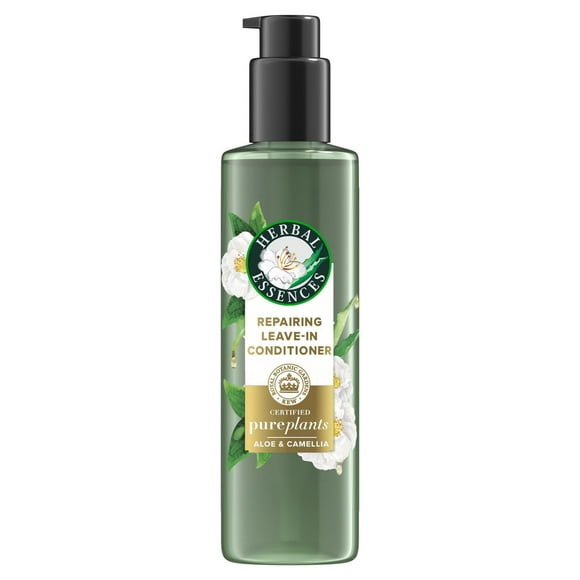 Herbal Essences Repairing Leave-in Conditioner, Certified Pure Plants, with Aloe and Camellia Flower Oil, 225ML