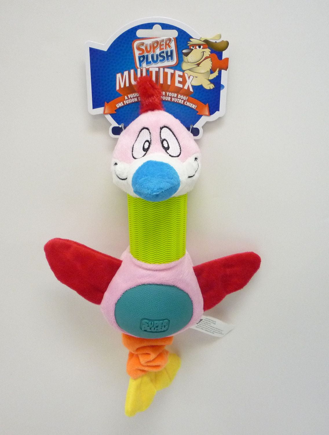 Super Plush Multitex Stretch N’ Fetch Flamingo Dog Toy Walmart Canada