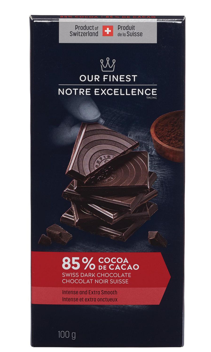 Chocolat Noir Suisse 85 De Notre Excellence Walmart Canada