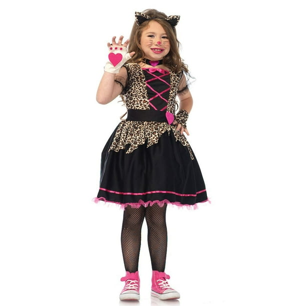 Costume de chat Rock-n-Roll Wonderland pour filles