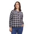 thumbnail image 1 of CHAPS HENLEY BLOUSE, 1 of 2