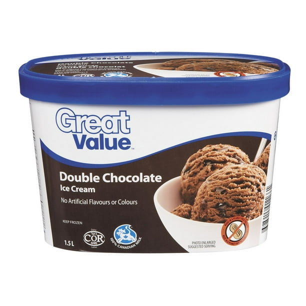 Great Value Double Chocolate Ice Cream Walmart.ca