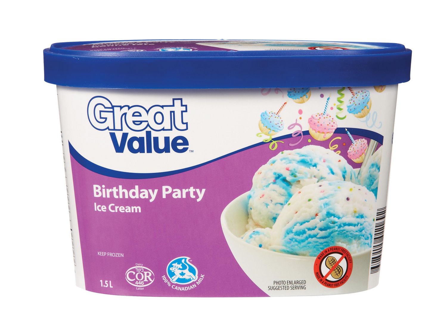 Great Value Birthday Party Ice Cream Walmart Canada