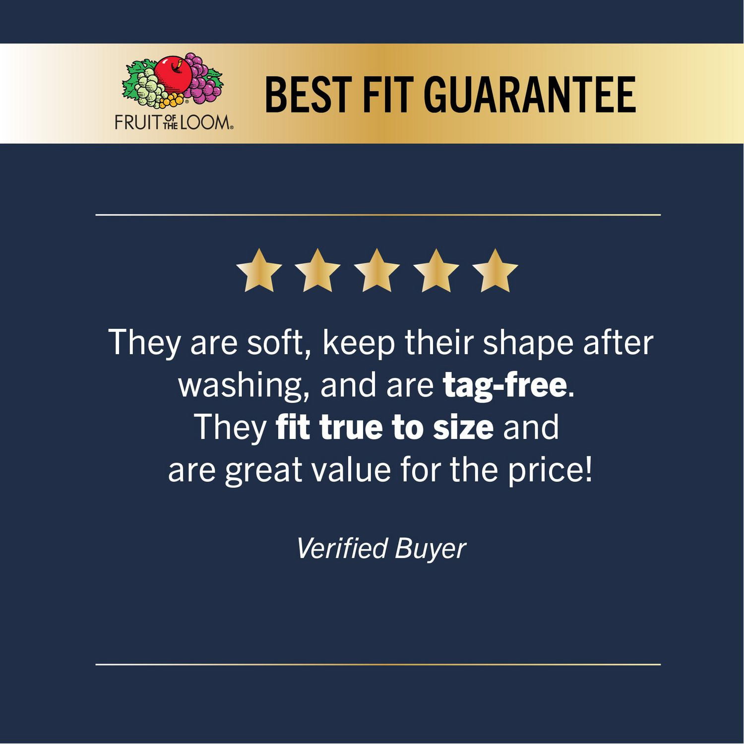 Caleçons pour hommes de Fruit of the Loom, paq. 6 Tailles: P à TG