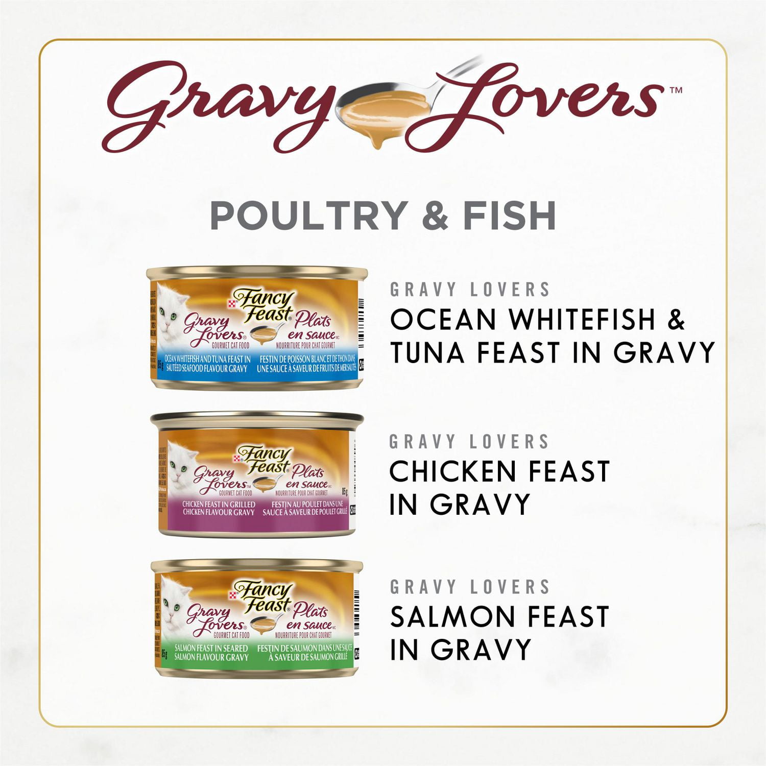 Fancy feast clearance gravy lovers calories