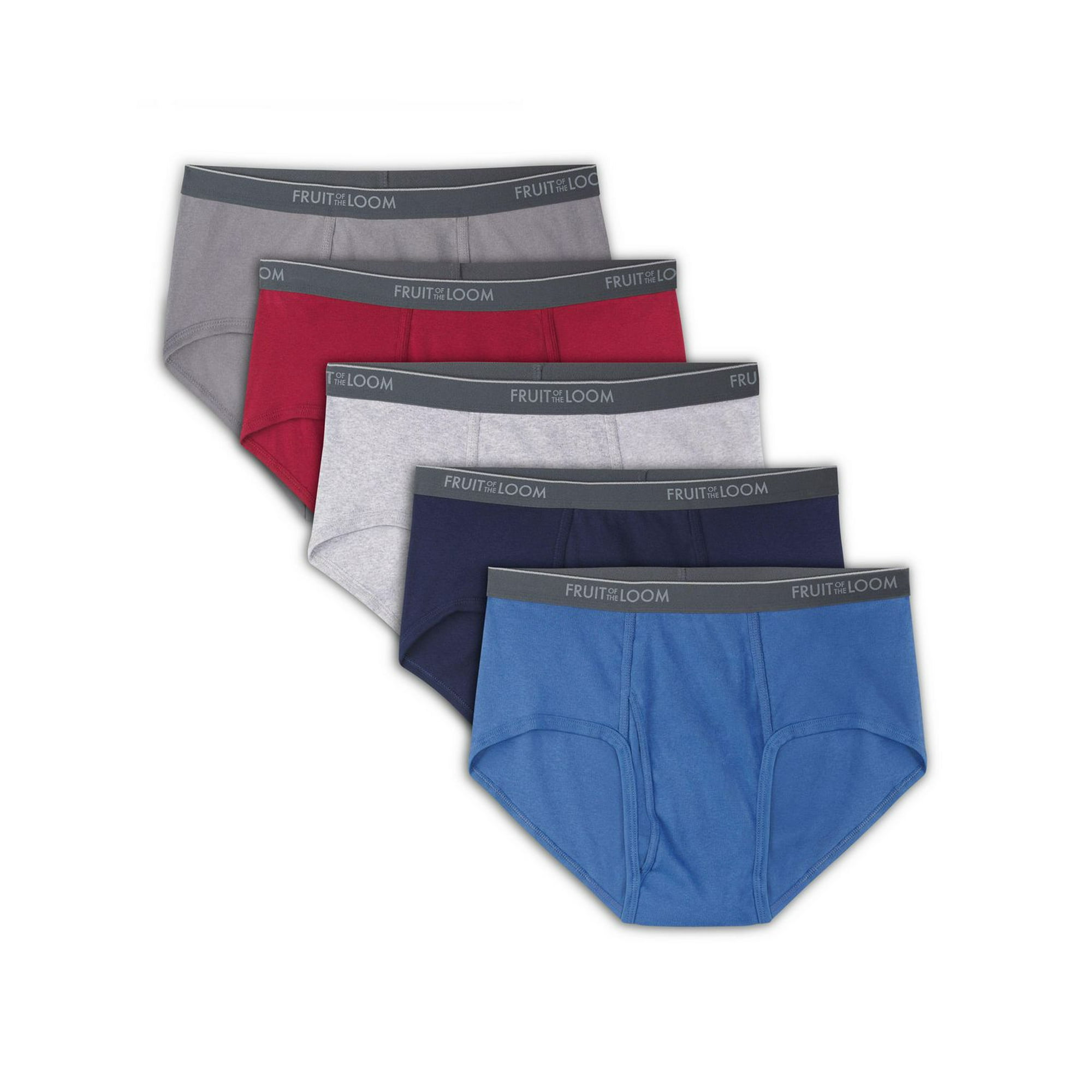 Jockey Life Men's 5 Low Rise Briefs Underwear Small S NEW 100