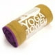 Serviette de yoga en microfibre YogaRat - Noisette/Violet – image 1 sur 1