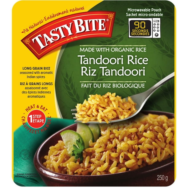 Riz tandoori Chauffez et Mangez 1 Étape de Tasty Bite