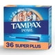 Tampons Tampax Pearl avec tresse anti-fuites LeakGuard et applicateur en plastique sans BPA, degré d’absorption super plus, non parfumés 36 tampons – image 1 sur 9