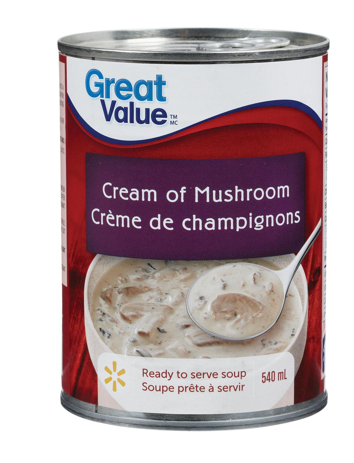 Great Value Cream of Mushroom Soup Walmart Canada