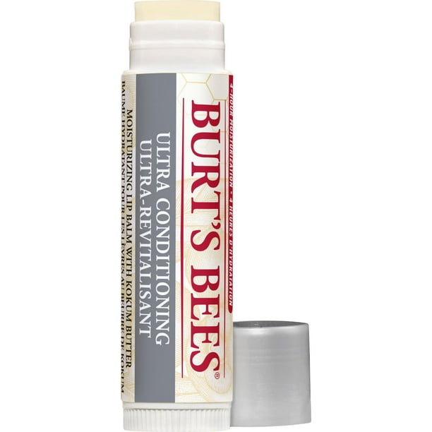 Burt’s Bees 100 Natural Moisturizing Lip Balm, Ultra Conditioning with