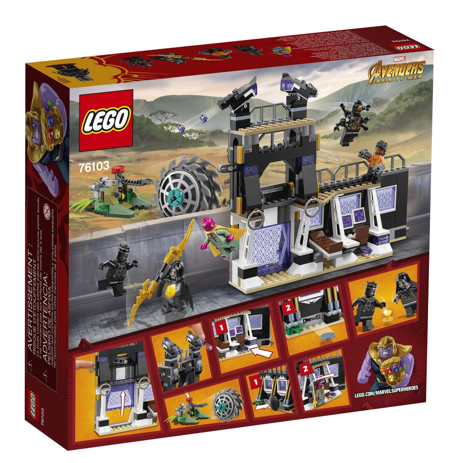 Lego 76102 Juguetes De Lego De Avengers Infinity War Lego Marvel