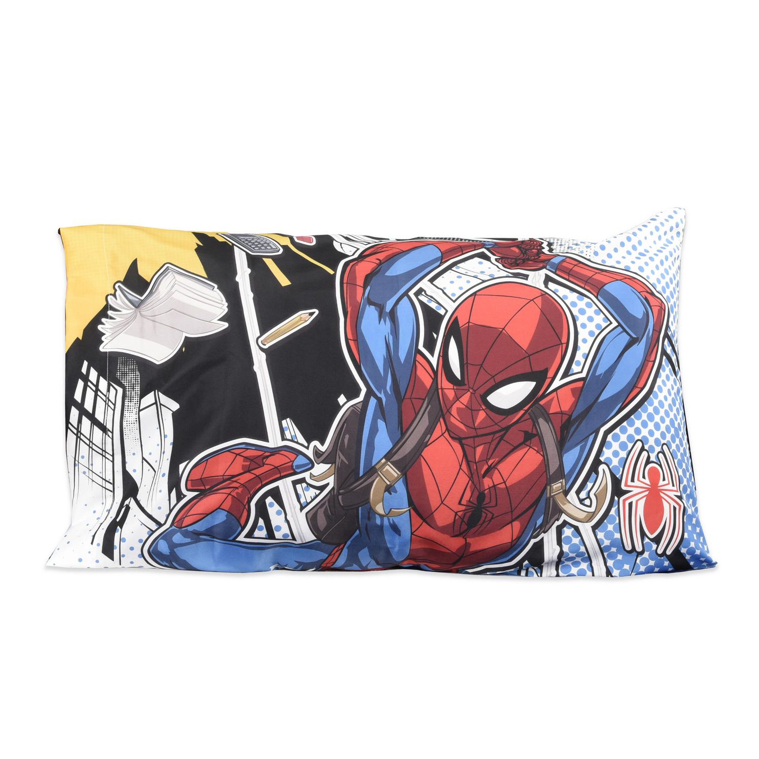 Marvel Spiderman Standard Size 20 x 26 Bed Pillow 