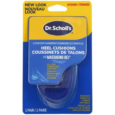 Dr. Scholl's Heel Cushions with Massaging Gel, Womens 6-10